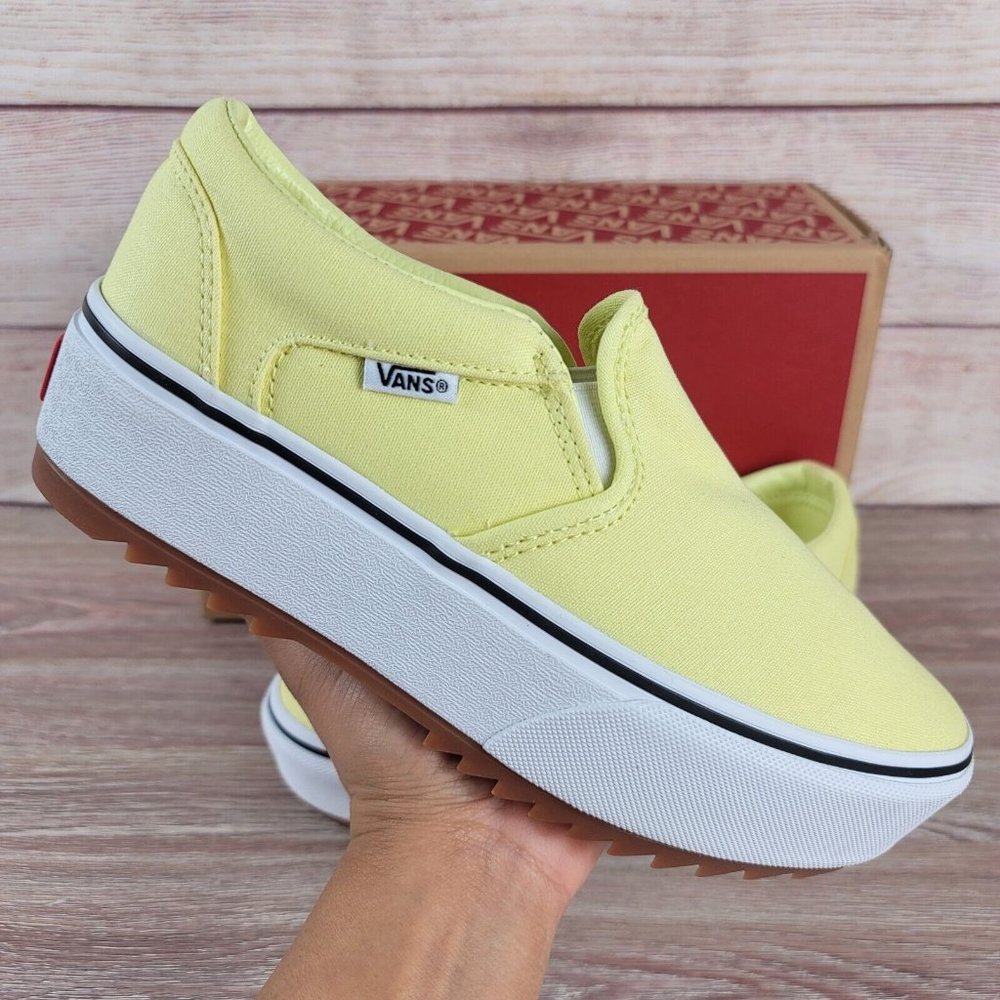 NEW Vans Asher Platform Shoes Women's Size 9 Summer Canvas Chunky Sneakers